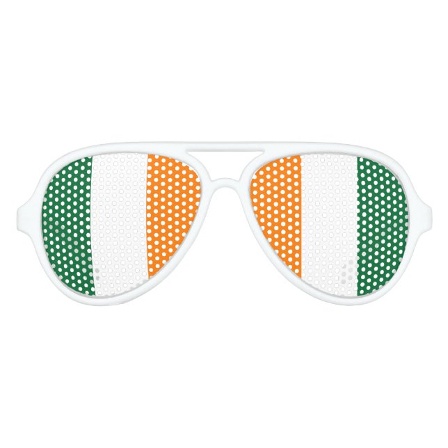 Irish Colors Aviator Sunglasses (Front)