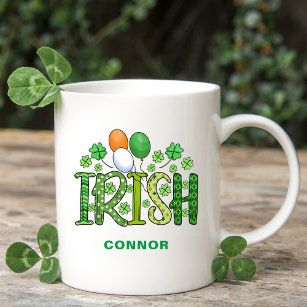 A Wee Bit Irish Mug | St Patricks Day Mugs | Irish Coffee Cup | St.  Patrick's Day | Cute Funny Irish Gifts for Home Women Friend Mom Her