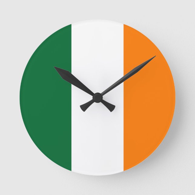 Irish Colors Round Clock (Front)