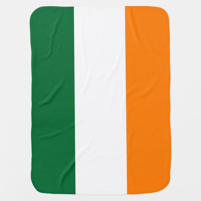 Irish Colors Swaddle Blanket (Front)