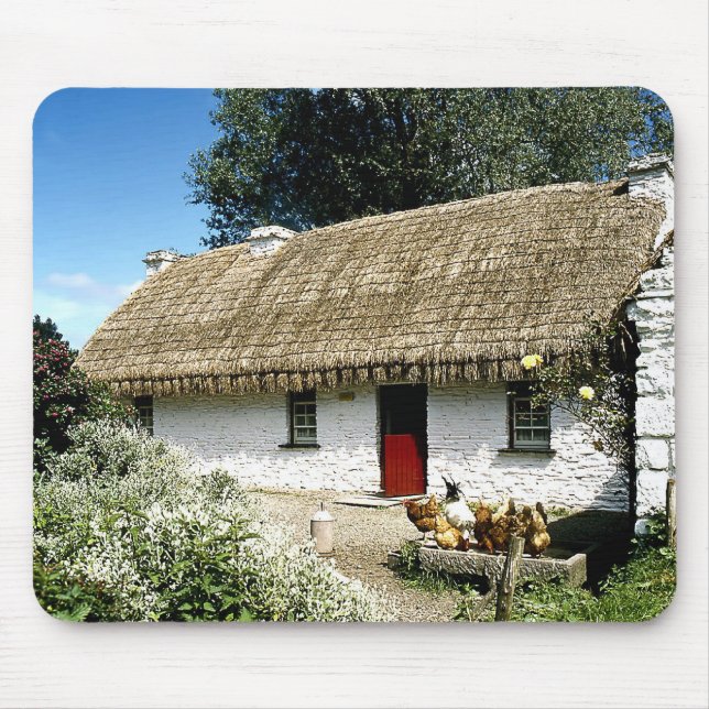 Irish Cottage Mouse Pad (Front)