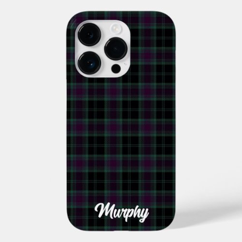 Irish County Carlow Tartan Personalized Case_Mate iPhone 14 Pro Case