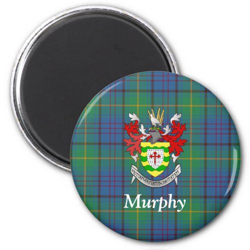Irish County Donegal Tartan and Coat of Arms Magnet
