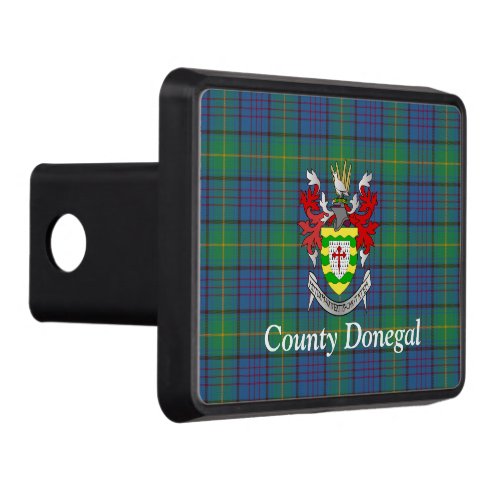 Irish County Donegal Tartan Personalized  Hitch Cover