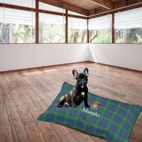 Irish County Donegal Tartan Personalized   Pet Bed
