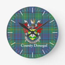 Irish County Donegal Tartan Personalized