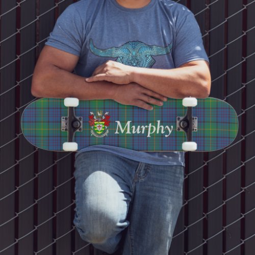 Irish County Donegal Tartan Personalized  Skateboard