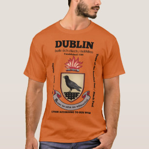 Irish County Dublin Ireland Crest retro T-Shirt
