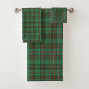 Irish County Dublin Tartan Bath Towel Set