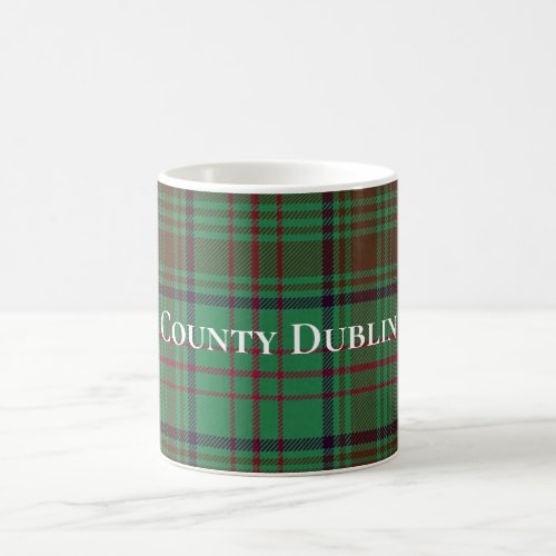 Irish County Dublin Tartan Coffee Mug