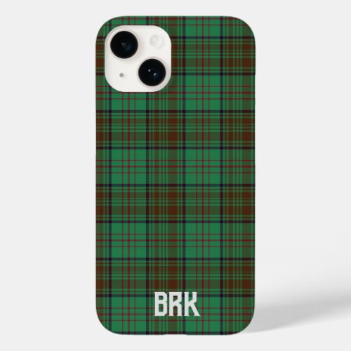 Irish County Dublin Tartan Personalized   Case_Mate iPhone 14 Case