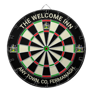Irish County Fermanagh Ireland Dart Board