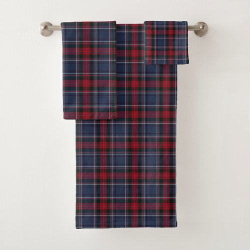 Irish County Louth Tartan Plaid   Bath Towel Set