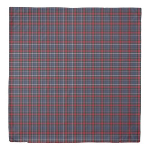 Irish County Louth Tartan Plaid   Duvet Cover