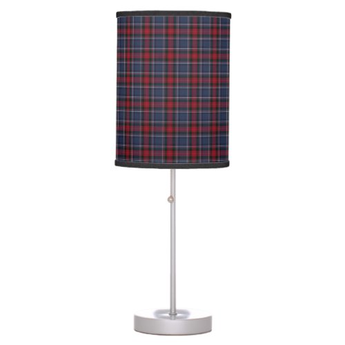 Irish County Louth Tartan Plaid  Table Lamp