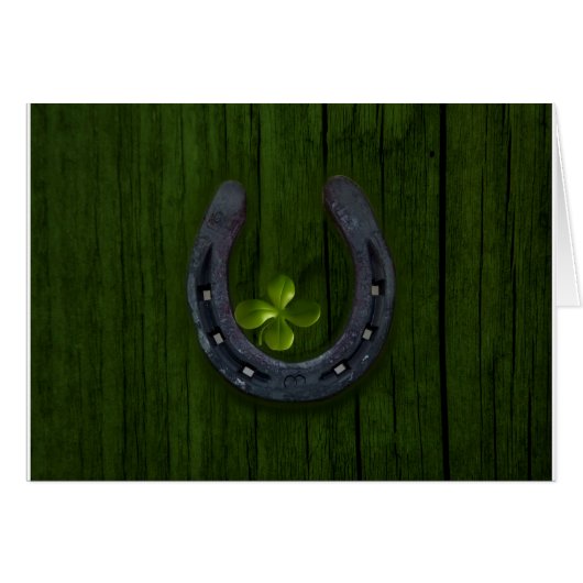 Irish Cover luck custom personalize Anniversaries Cards (Front Horizontal)