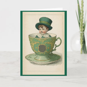 Irish Cup Of Tea Greeting Card