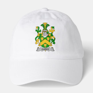 Irish Curdy or McCurdy Coat of Arms Family Crest Hat