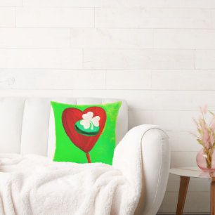Irish Cute Painting Design. Buy Now Throw Pillow