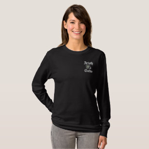 Irish Cutie Embroidered Apparel Long Sleeve T-Shirt