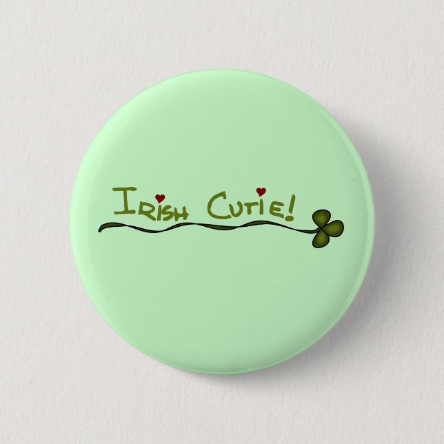 Irish Cutie Tshirts and Gifts Pinback Button (Front)