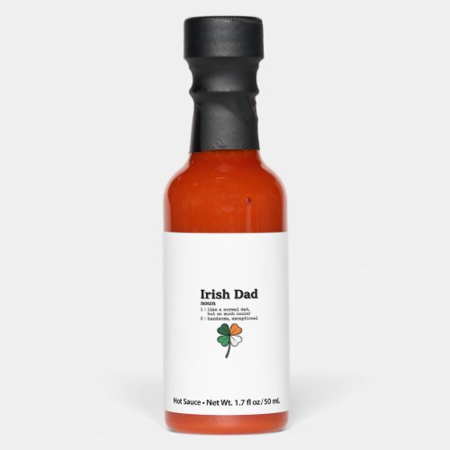 Irish Dad Funny Definition Clover Vintage Shirt Hot Sauces