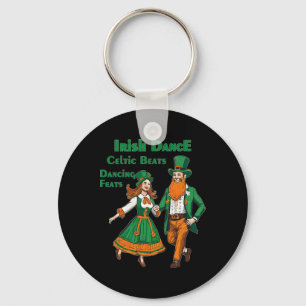 Irish Dance Celtic Beats Dancing St Patrick's Day Keychain