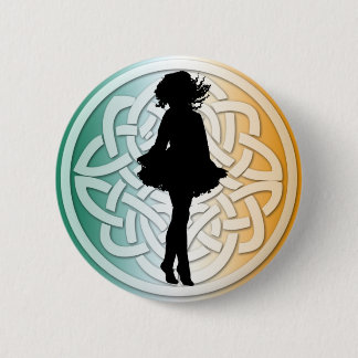 Irish Dance Celtic Flag Button
