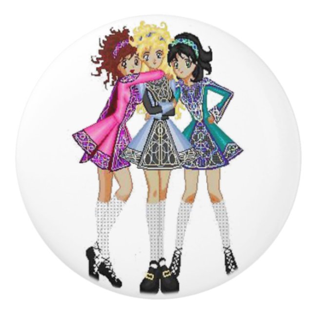 Irish Dance Drawer Pulls (Front)