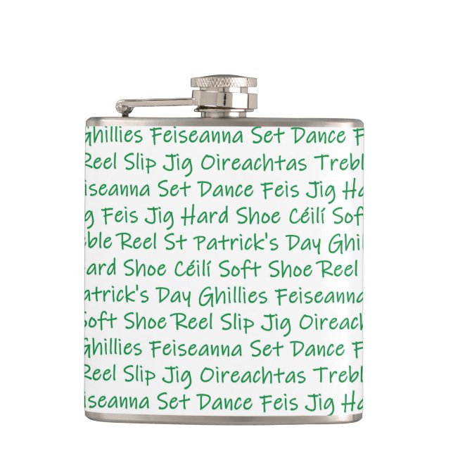 Irish Dance Flask (Front)