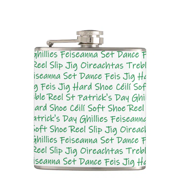 Irish Dance Flask (Front)