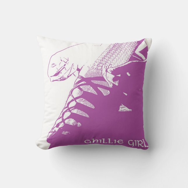 Irish Dance "Ghillie Girl" Throw Pillow - Pink (Front)