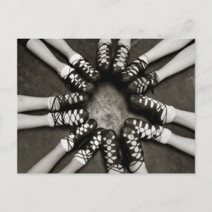 Irish Dance Ghillies Postcard