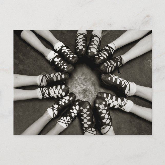 Irish Dance Ghillies Postcard (Front)