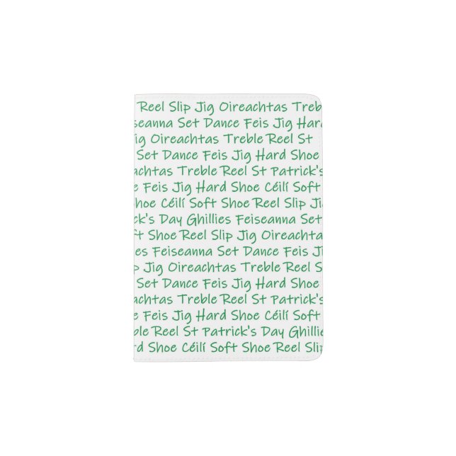 Irish Dance Passport Holder (Front)