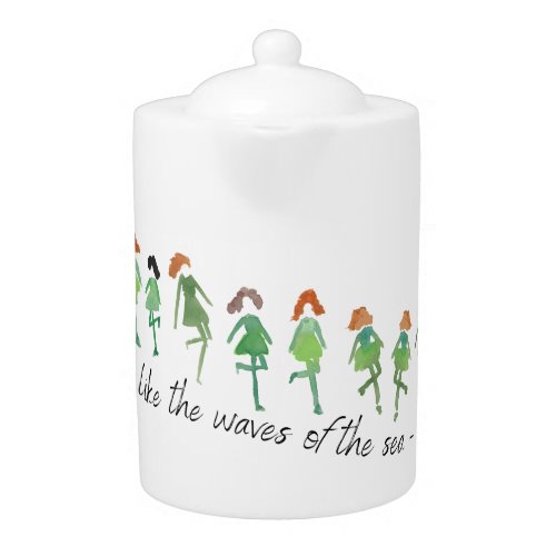 Irish Dance Poem Hand_Drawn St Patricks Day  Teapot