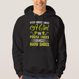 Irish Dance Poodle Socks And Hard Shoes Hoodie