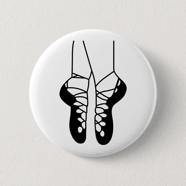 Irish Dance Shoes Button (Front)