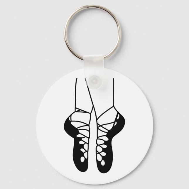 Irish Dance Shoes Keychain (Front)