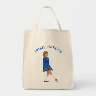 Irish Dancer Blonde in Blue Tote Bag