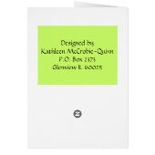 IRISH DANCER CARDS (Back)