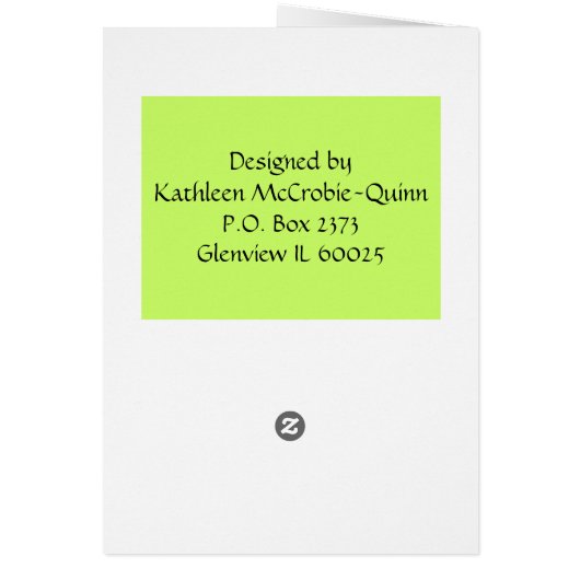 IRISH DANCER CARDS (Back)