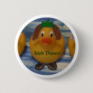 Irish Dancer Duck Pinback Button