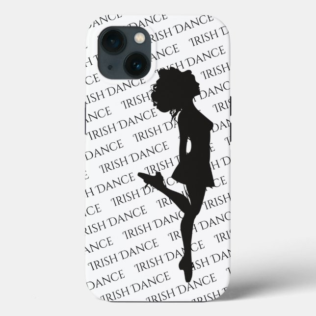 Irish Dancer Hard Shoe Black and White Dance Case-Mate iPhone Case (Back)