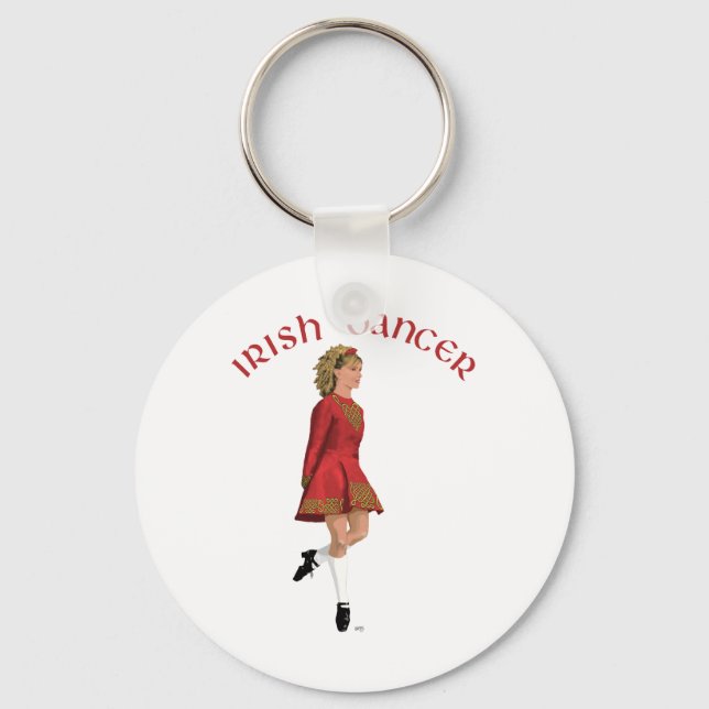 Irish Dancer in Red Keychain (Front)