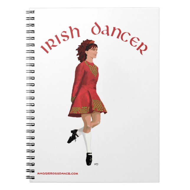 Irish Dancer in Red Notebook (Front)