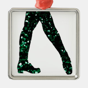 Irish Dancer Metal Ornament