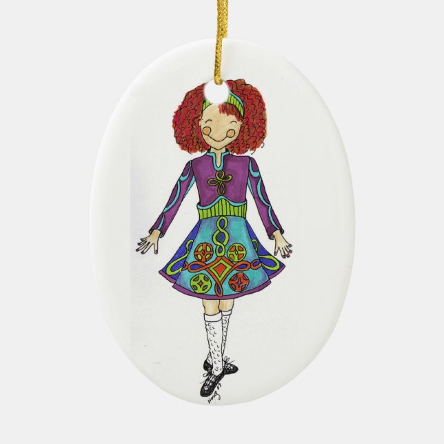 IRISH DANCER ORNAMENT (Front)
