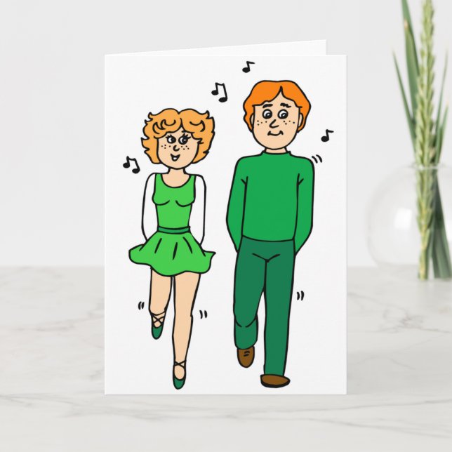 irish Dancers Card (Front)