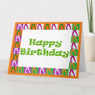 Irish Dancers: Happy Birthday Card